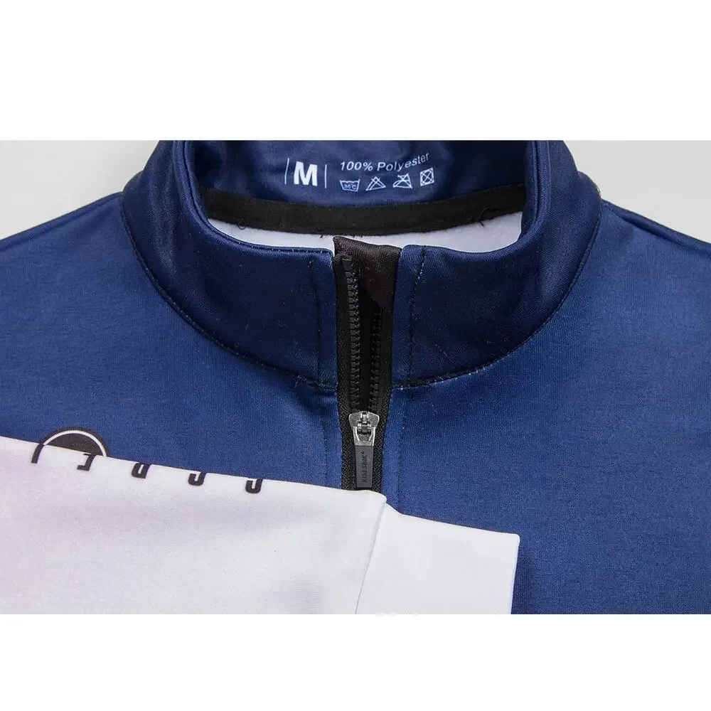 New GCRFL Winter Thermal Women's Cycling Jacket Cold Weather Windbreaker Blue